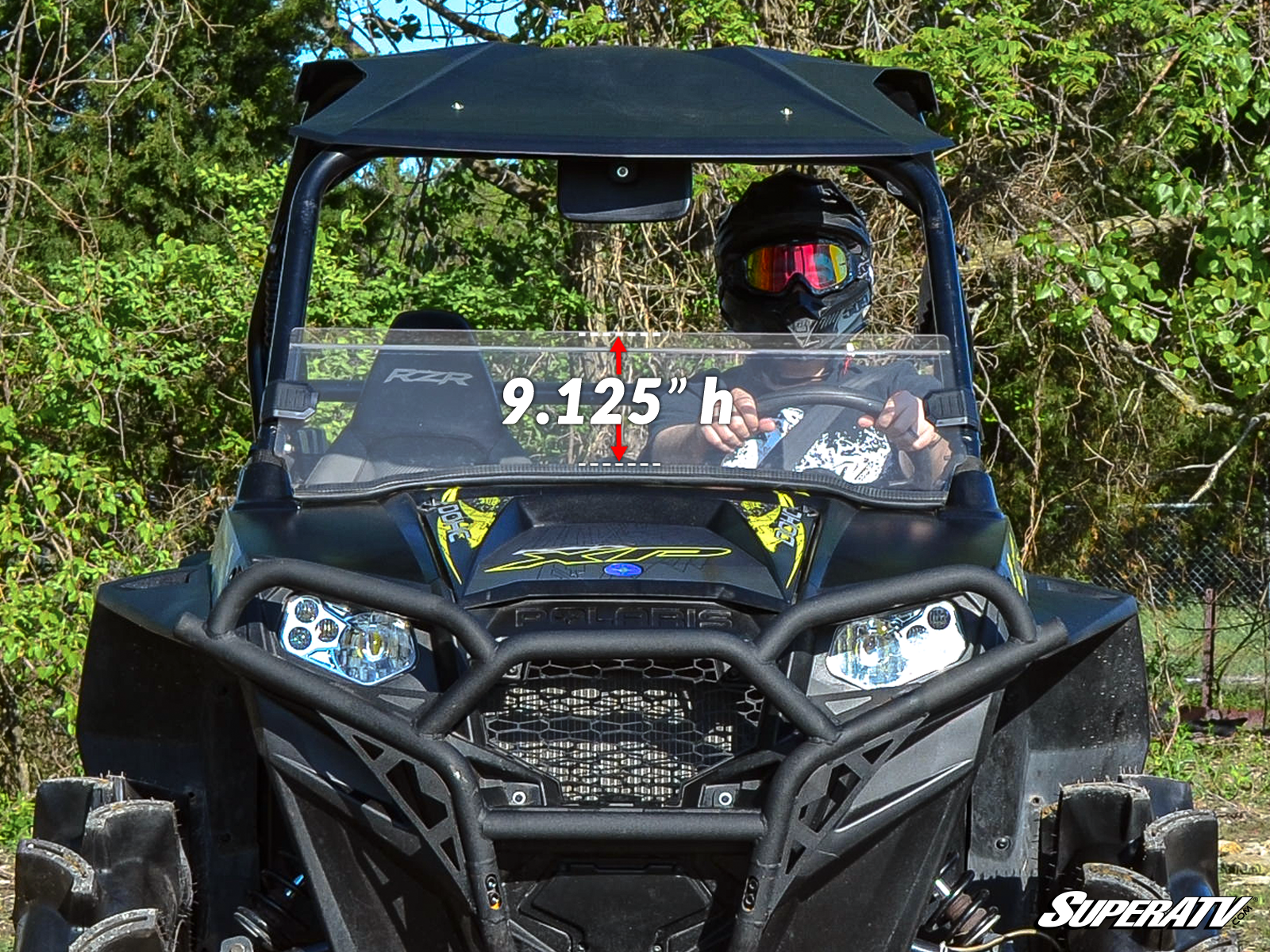 Polaris RZR Half Windshield - Image 2